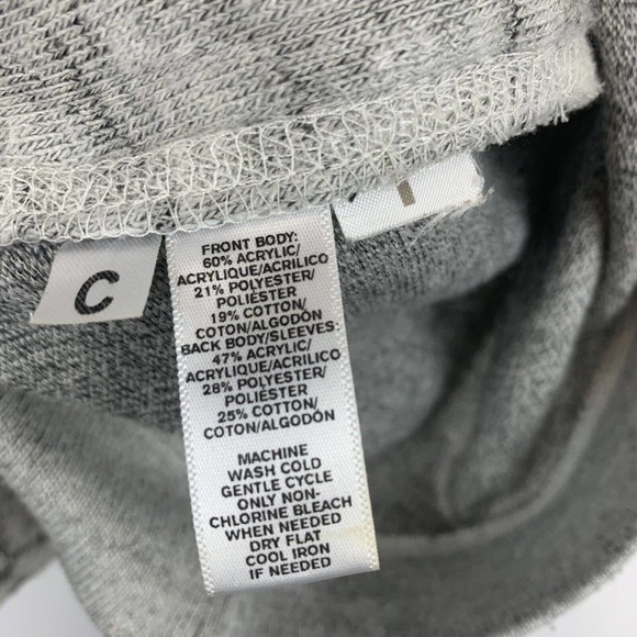 Lou & Grey animal print pocketed crewneck sweatshirt small - Picture 6 of 8